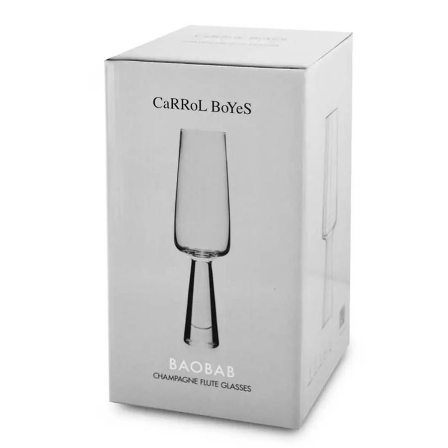 Baobab Champagne Flutes, Set Of 4