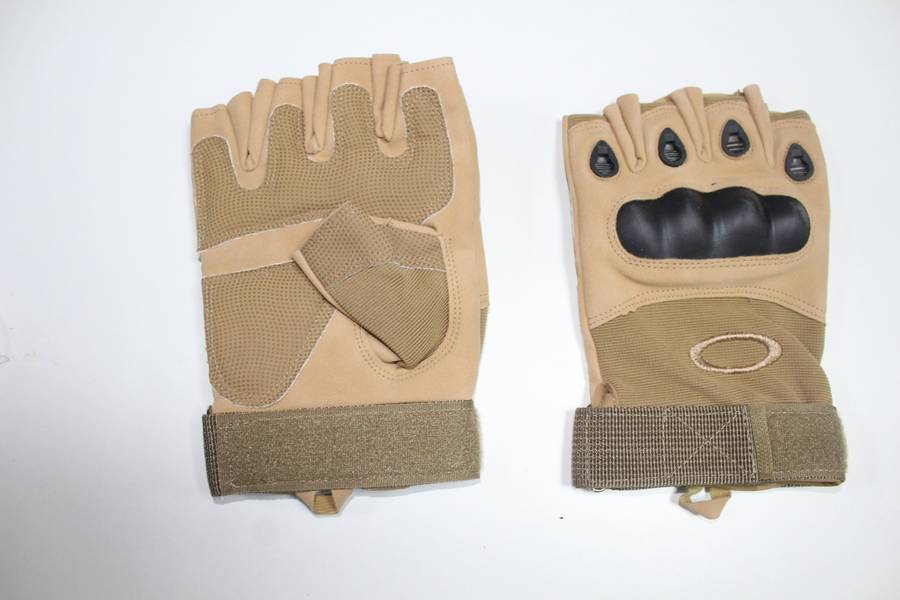 FAS176 HALF FINGER GLOVES HARD KNUCKLES