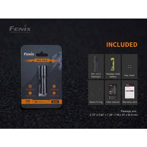 Fenix Flashlight E01 V2.0