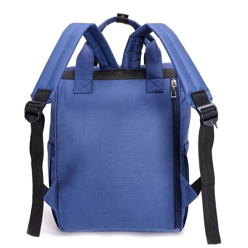Maternity Baby Waterproof Diaper Travel Backpacks Bag Navy Blue