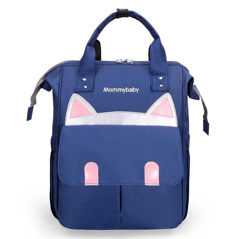 Maternity Baby Waterproof Diaper Travel Backpacks Bag Navy Blue