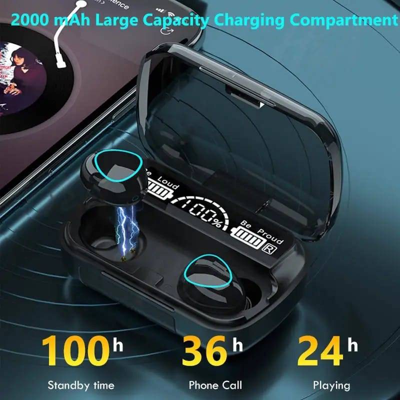 Wireless Earbuds With Power Bank M10 For IOS & Android