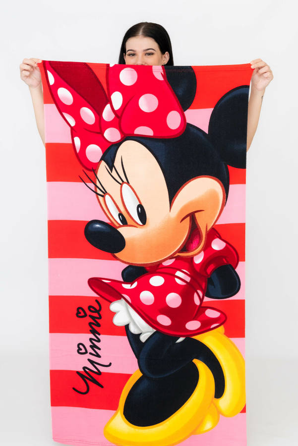 Minnie Mouse Microfiber Beach Towel 1400 x 700