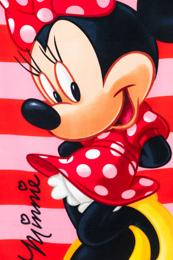 Minnie Mouse Microfiber Beach Towel 1400 x 700