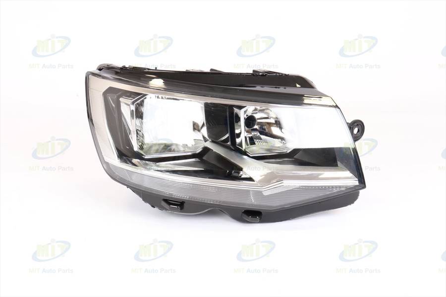 Vw Transporter/caravelle T6 Head Lamp,+motor, Halogen, Chrome, Rh E-marked, Early Model, L2 15-20