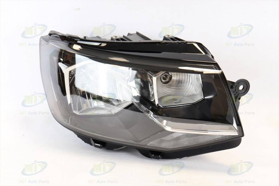 Vw Transporter/caravelle T6 Head Lamp,+motor, Black, Halogen, Rh E-marked, Early Model, L1 15-20