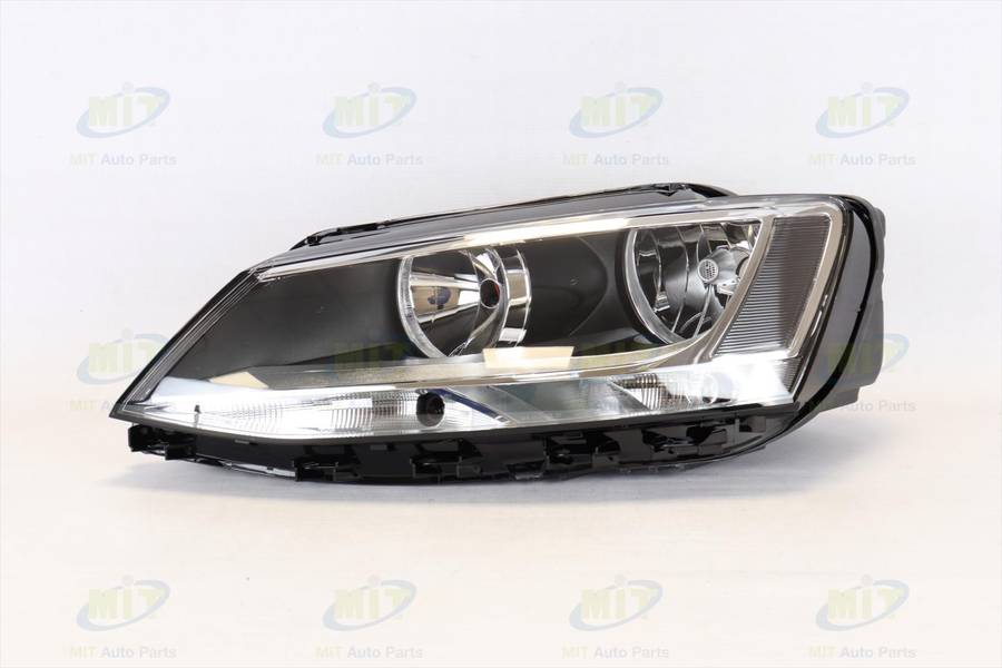 Vw Jetta 6 Head Lamp,+motor, Electrical, Halogen, Lh E-marked, Early = Late Model, L1 11-15