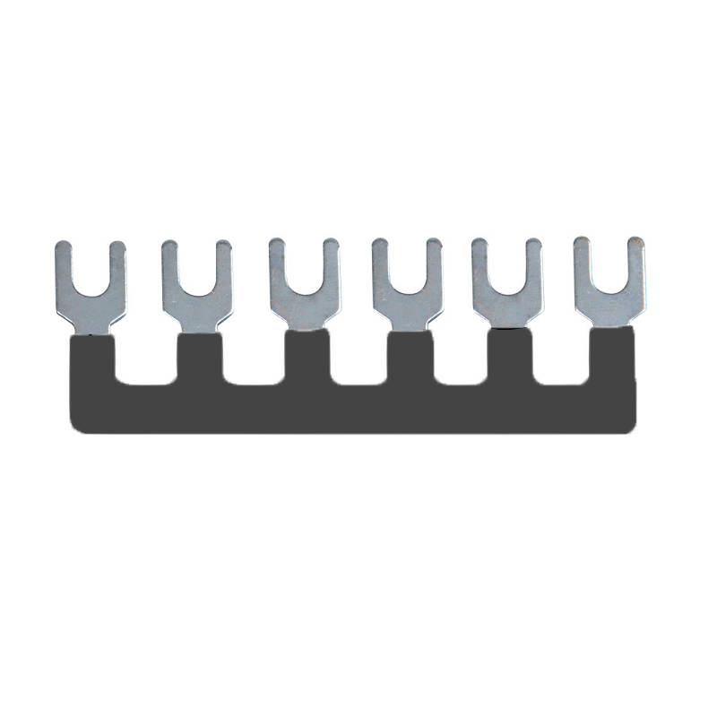 Jumper Block Terminal Strips, 6 Pin, 25A, Black