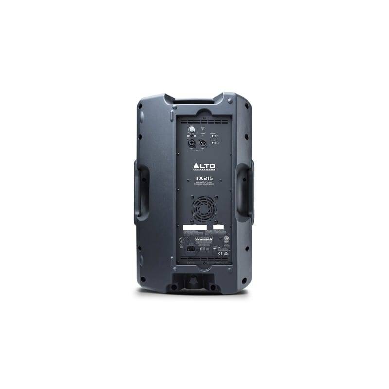 ALTO TX215 - Power Output: 600 W peak (400 W LF + 200 W HF), 300 W continuous (200 W LF + 100 W HF)