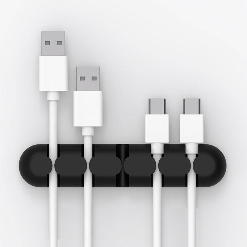 ORICO 5 Slot Desktop Cable Management Clip - Black