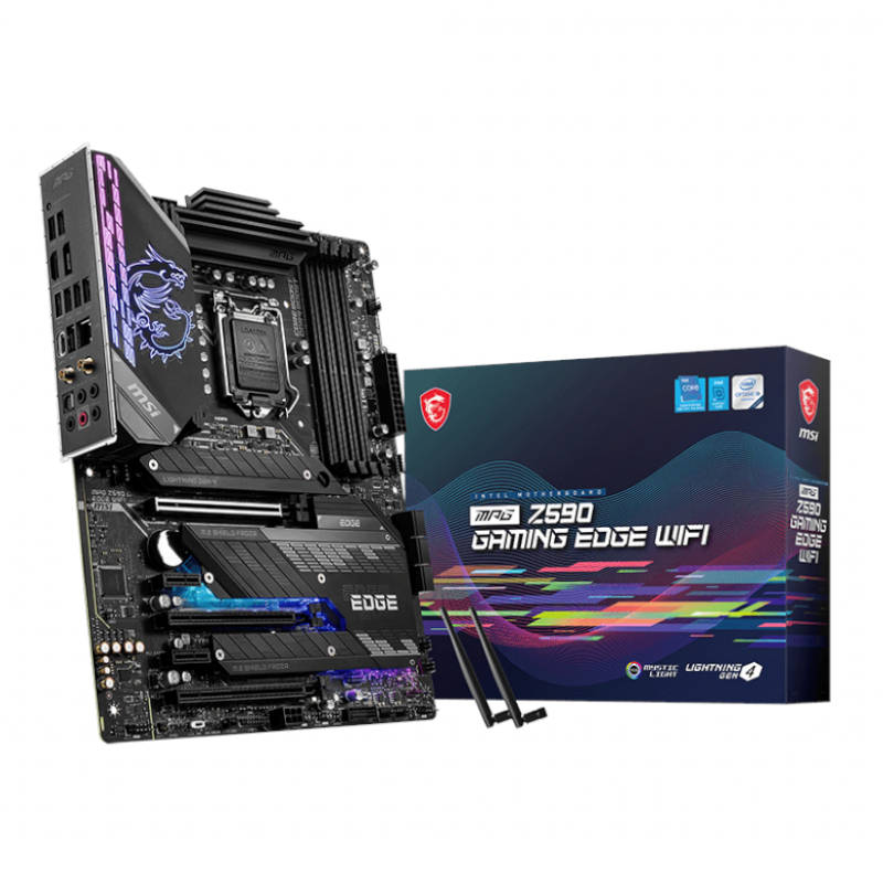 MSI Z590 GAMING EDGE WIFI Intel LGA1200 ATX Gaming Motherboard