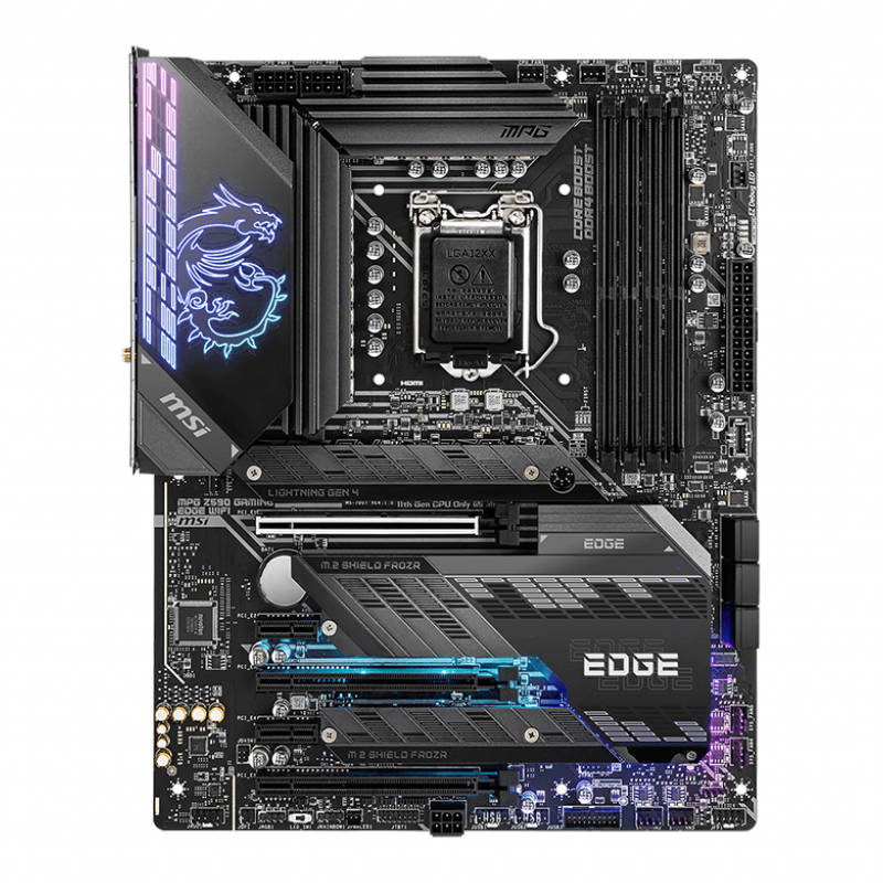 MSI Z590 GAMING EDGE WIFI Intel LGA1200 ATX Gaming Motherboard