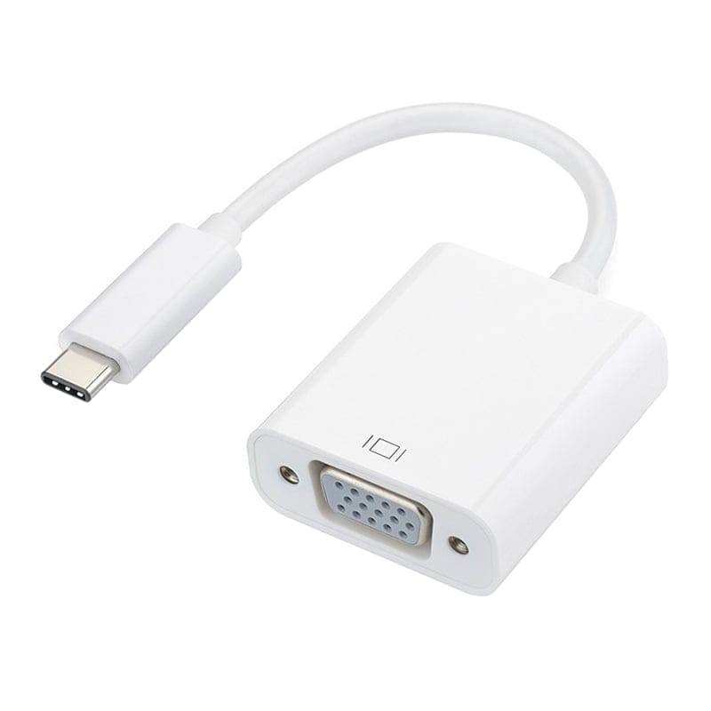Gizzu 1080P Type-C to VGA Adapter Poly