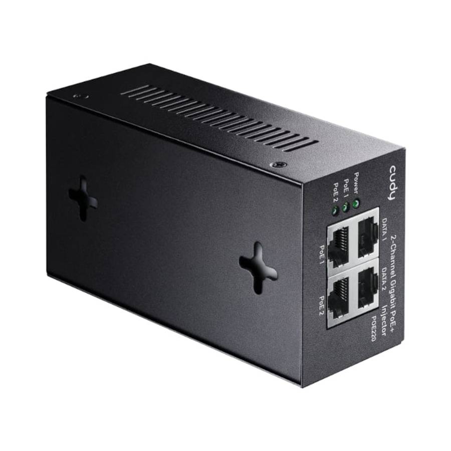 Cudy 2-Channel 30W Gigabit PoE+ Injector