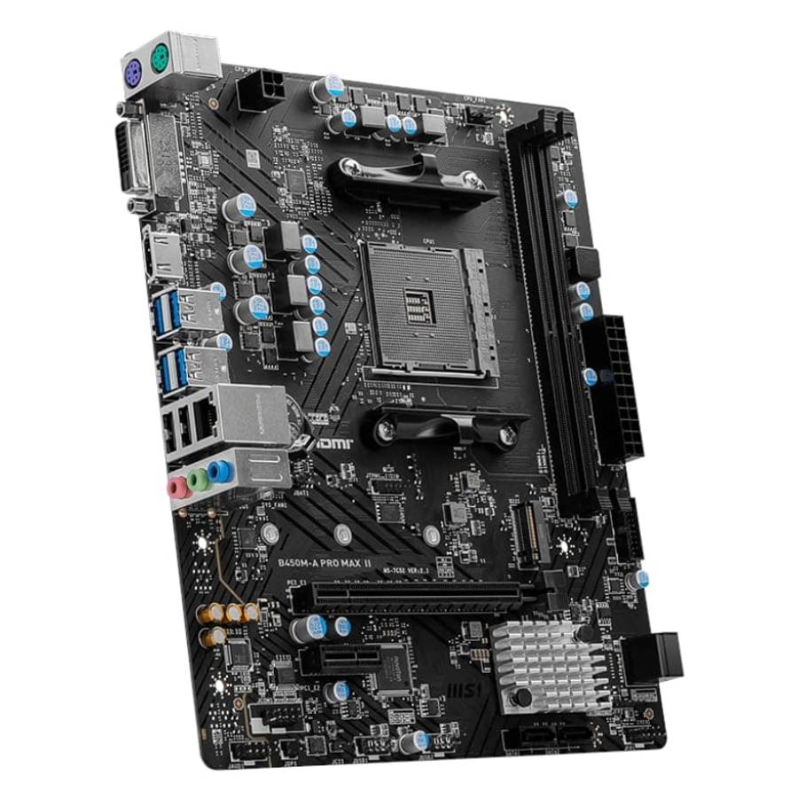 MSI B450M-APRO MAX II AMD AM4 MATX Gaming Motherboard