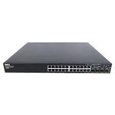Dell PowerConnect 6224P Series, 24 Port Gigabit POE, SFP+ Ethernet Network Switch (2x Uplink Bays...