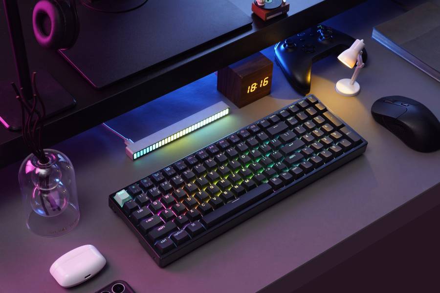 Keychron K4 HE 96% Magnetic Switch Hot-Swap RGB Wireless Keyboard &#x2013; Black
