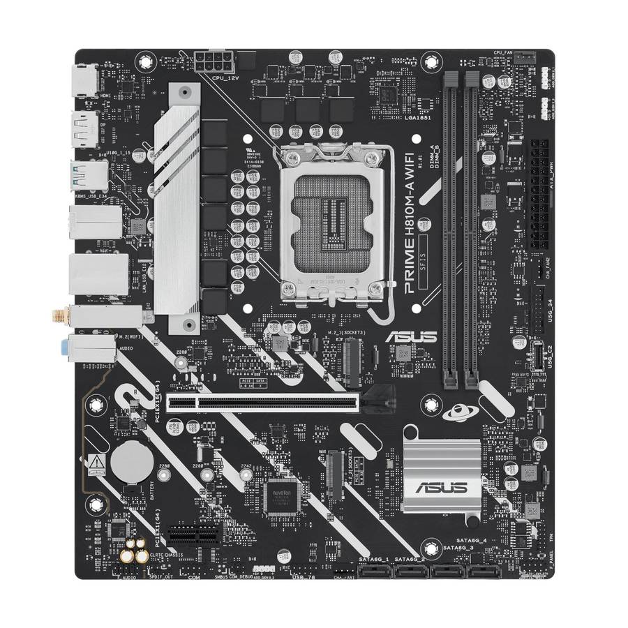 Asus PRIME H810M-A WIFI LGA1851 Micro ATX Motherboard