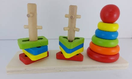 Small Rainbow Stacker