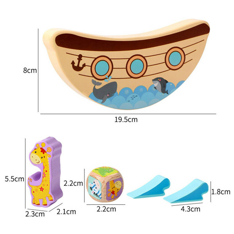 Animal balance beam block