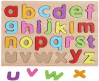 Alphabet (lowercase) puzzle board