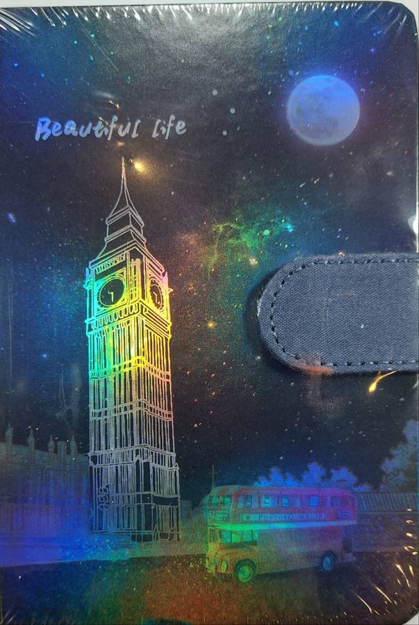 A5 colour note book with clipcover