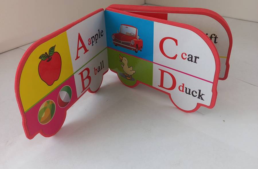 Foam alphabet book