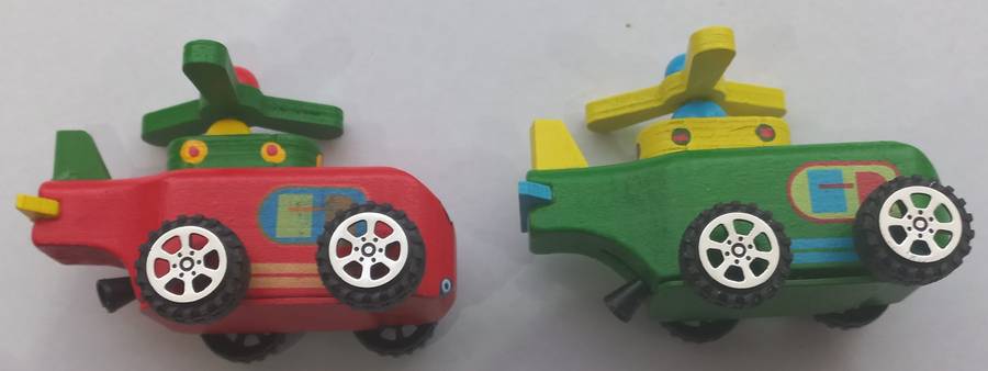 Pull String Moveable Car