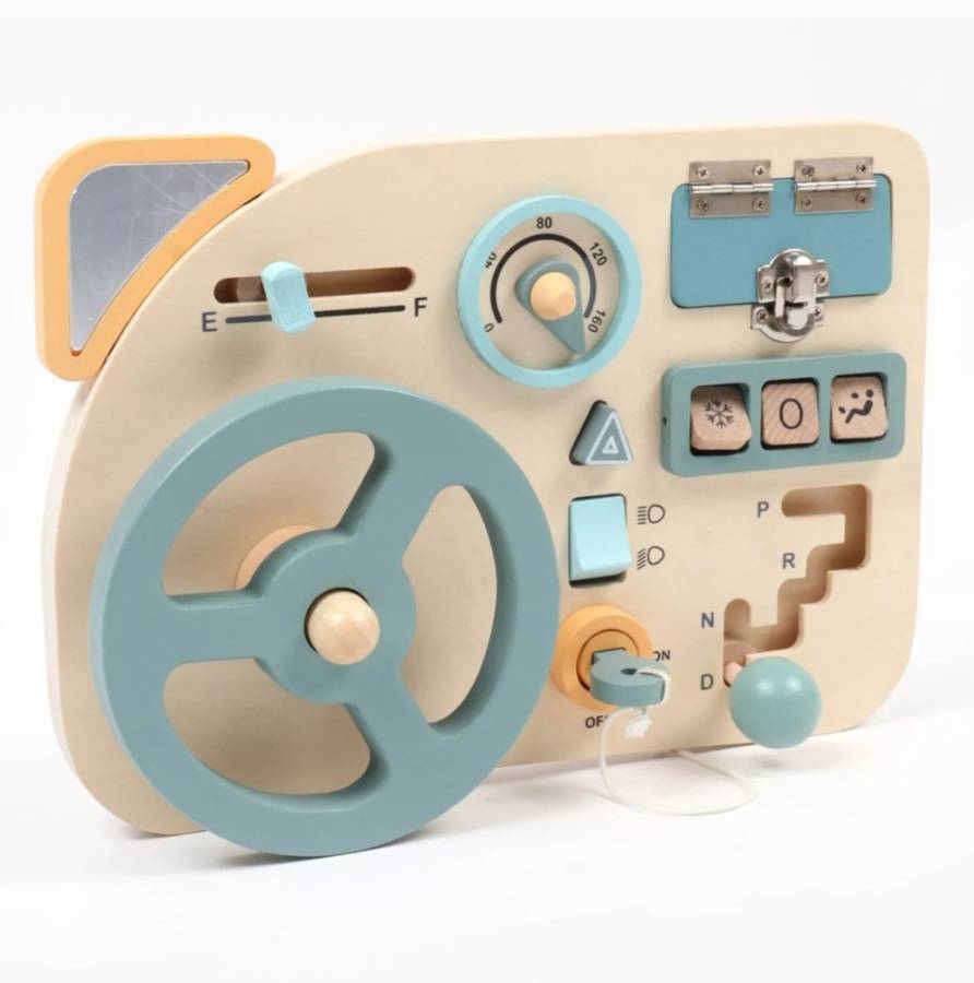 Wooden Interactive Sensory Busy board