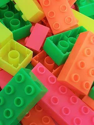 LUMO Colored Bag of Blocks