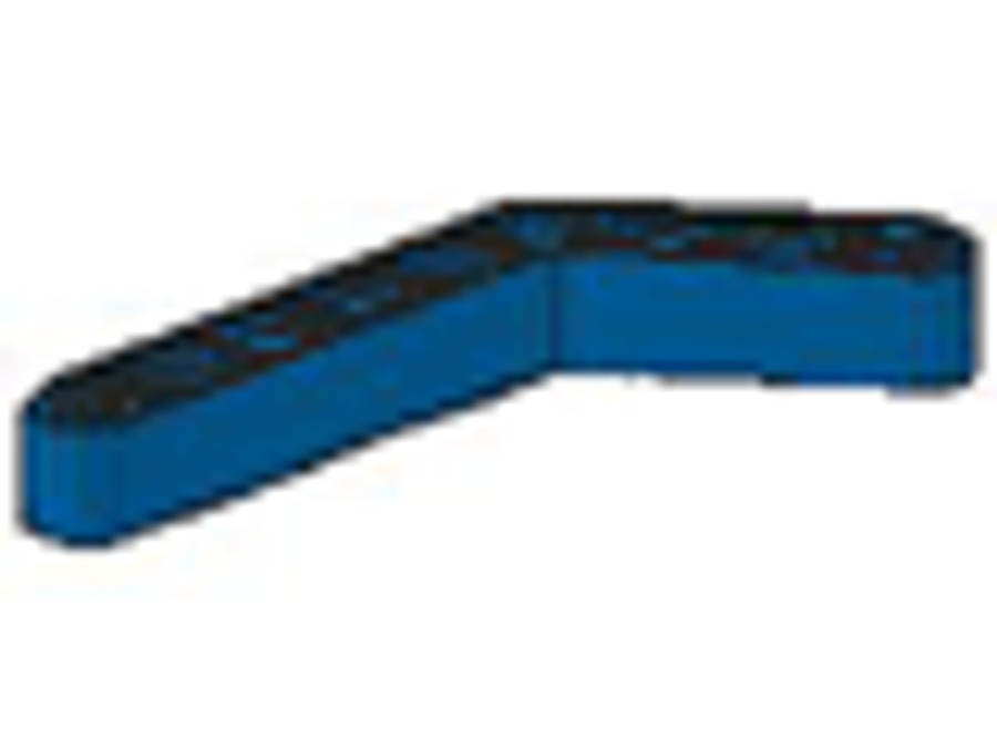 Blue Technic, Liftarm 1 x 9 Bent (6 - 4) Thick