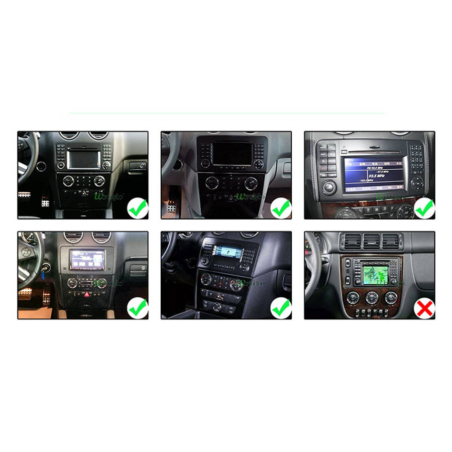 Mercedes Benz ML CLASS W164 2005 to 2012 Android GPS Navigation Radio with Carplay