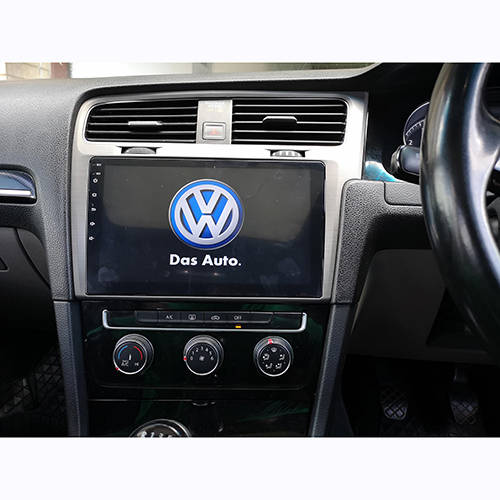 VW Golf 7 GTI R Android Touch Screen GPS Navigation Bluetooth Radio Unit  Silver Frame