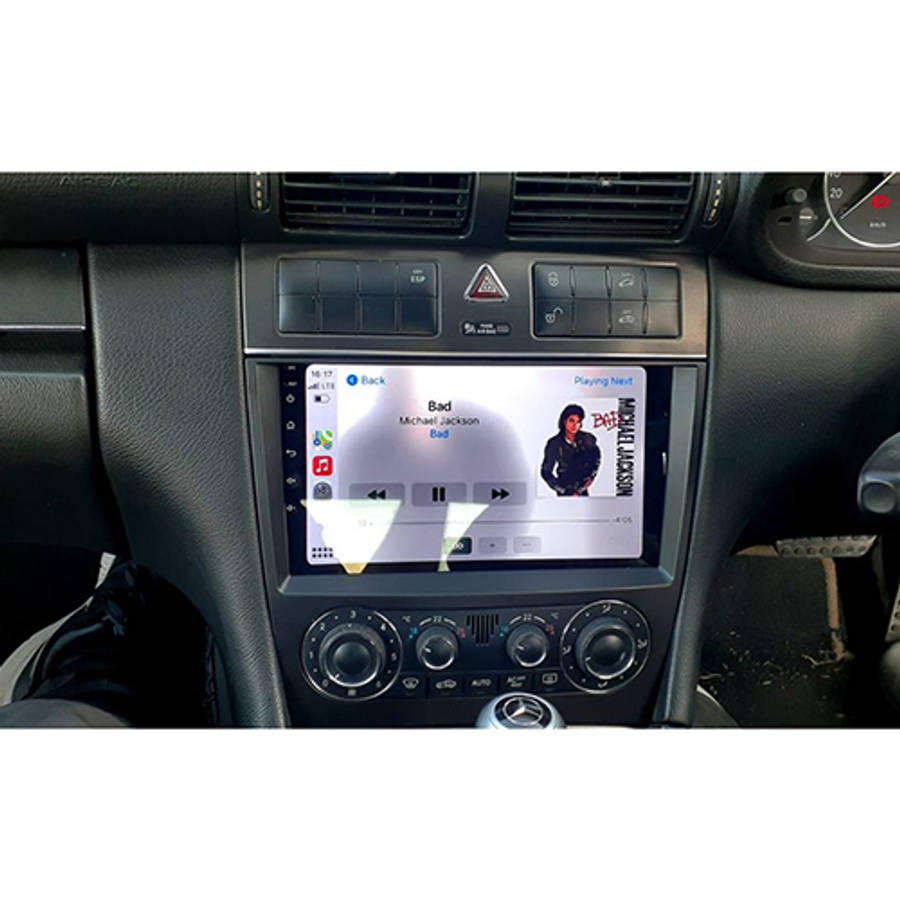 Mercedes Benz C-Class W203 2004  2007 CLK W209 9 inch Full Touch Navigation Bluetooth Radio Unit