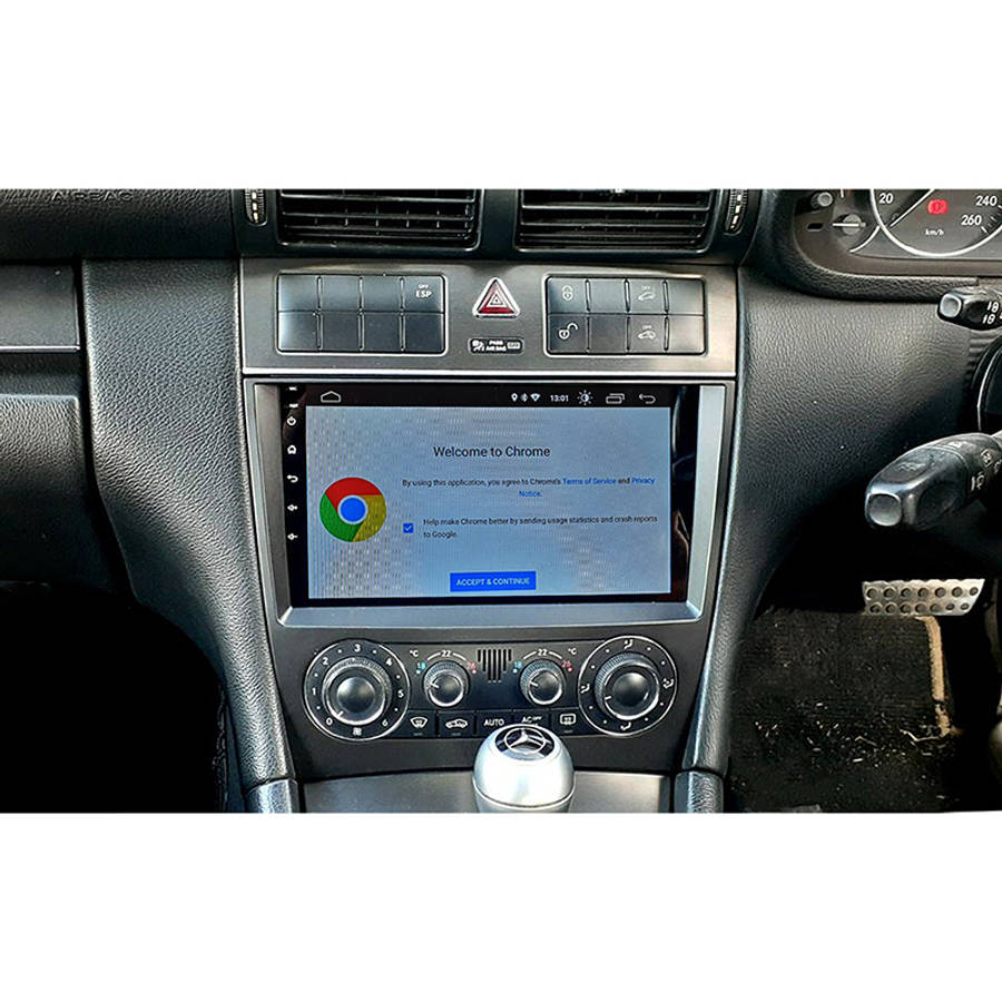 Mercedes Benz C-Class W203 2004  2007 CLK W209 9 inch Full Touch Navigation Bluetooth Radio Unit