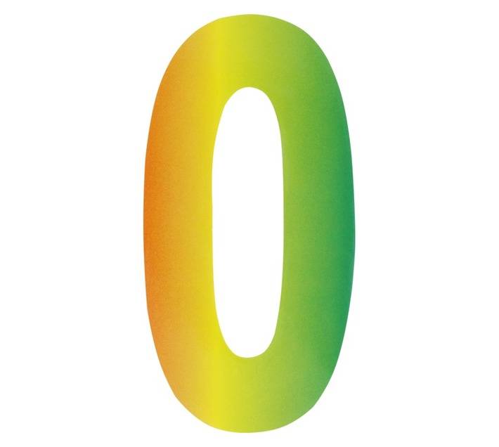 Inta Safety Number It Numeral 0 Rainbow