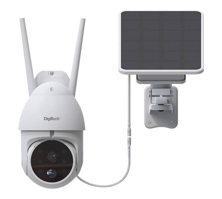 Digitech Outdoor PTZ Camera with Solar Panel