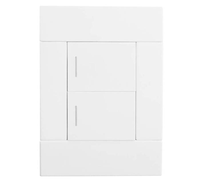 Veti 2VWR122C2 2 Lever 2 Way Switch - White