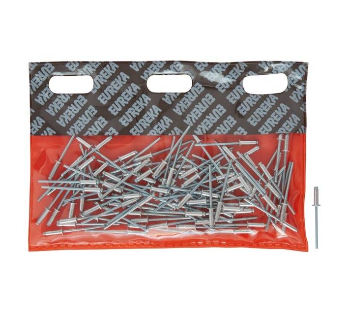 Eureka 100 x Aluminium Open Blind Rivets (3.2 x 10mm)