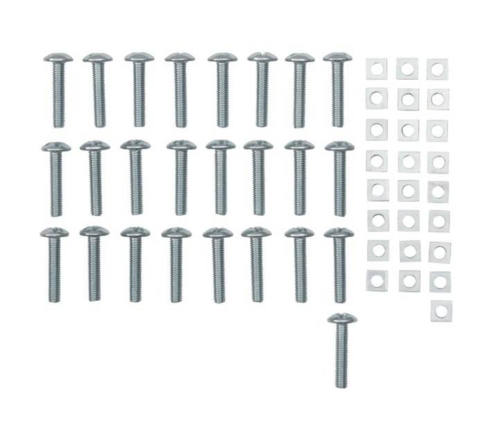 Eureka 6 x 30mm Gutter Bolt and Nut (25 Pack)