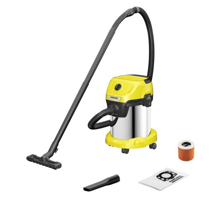 Karcher WD 3 Wet and Dry Vacuum Cleaner 1000W