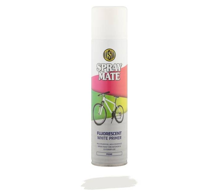 Spraymate Primer Spray Paint - Fluorescent White (250ml)