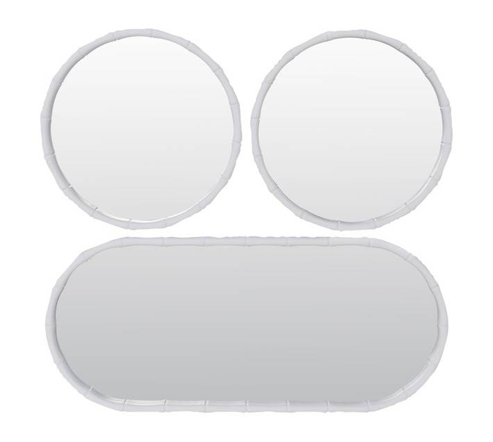 Design House 2 Piece Adelaide Mirror - White