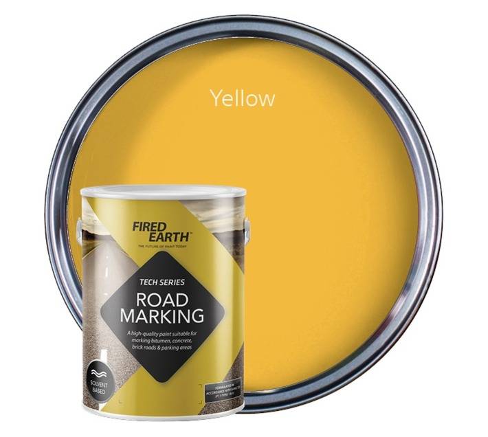 Fired Earth Road Marking - Yellow (5L)