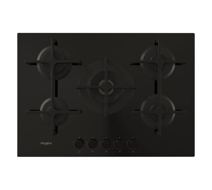Whirlpool Ceramic 4 Gas Burner Hob Black