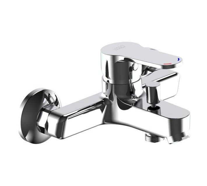 Lusso Savio Bath Mixer Wall Type - Chrome (210 x 150 x 110mm)