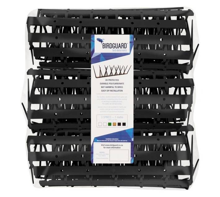 Birdguard 30 x Bird Spikes - Black (10m)