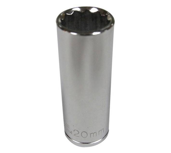 Mastercraft D/Wall Socket 1/2 Inch Dr 12 Pt - Chrome (20mm)