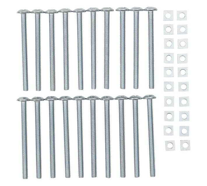Eureka 6 x 75mm Gutter Bolt and Nut (20 Pack)