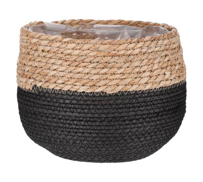 FDB Jorck Planter Basket - Brown/Black (260 x 240mm)